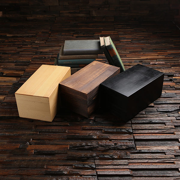Personalized Wood Box Premium Finishes