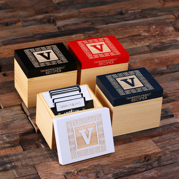 Chef's Personalized Recipe Card Gift Box & Cooking Tools - Style 2 All Colors T-025327 Chef's Personalized Recipe Card Gift Box & Cooking Tools - Style 2 All Colors