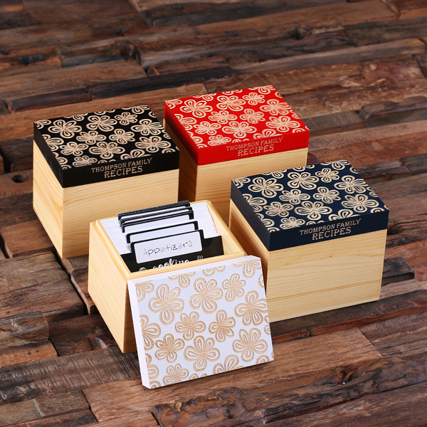 Chef's Personalized Recipe Card Gift Box & Cooking Tools - Style 6 All Colors T-025327 Chef's Personalized Recipe Card Gift Box & Cooking Tools - Style 6 All Colors