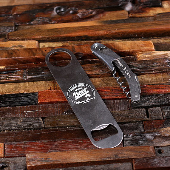 Free Personalized Wine and Beer Bottle Opener T-025335-C