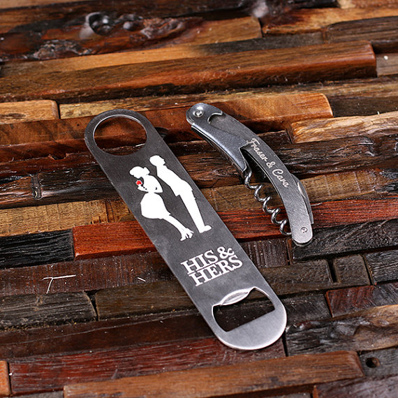 Free Personalized Wine and Beer Bottle Opener T-025335-E