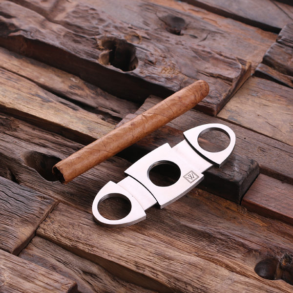 Personalized Cigar Cutters Open T-025043