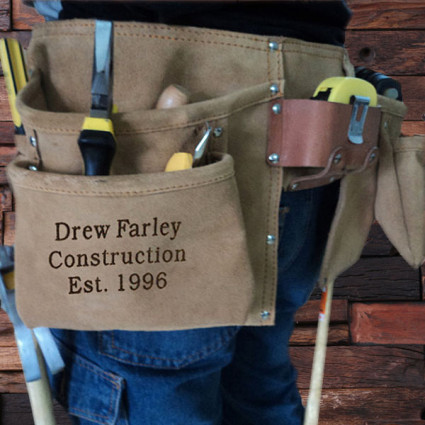 Personalized Engraved Large-Compartment Suede Tool Belt T-024480 (2)