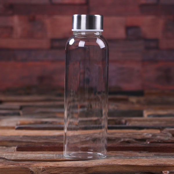 Personalized Glass Insulated Water Bottle without Sleeve T-025252