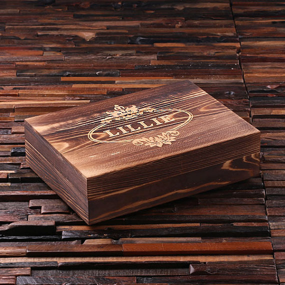 Personalized Keepsake Wood Box T-024964