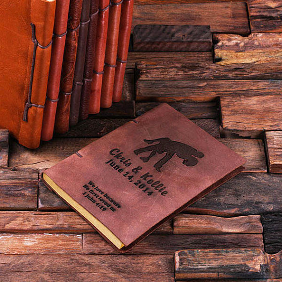 Personalized Leather Notebook Journal Diary – Dance Design T-024205-00056 (3)