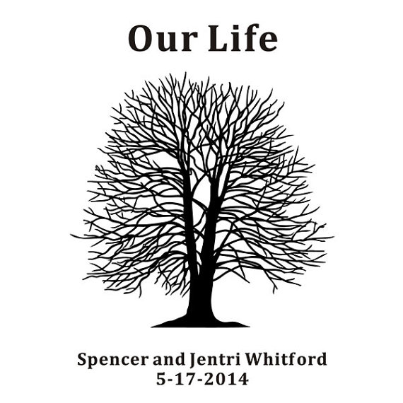 Personalized Leather Notebook Journal Diary – Tree Design T-024205-00054 (4)