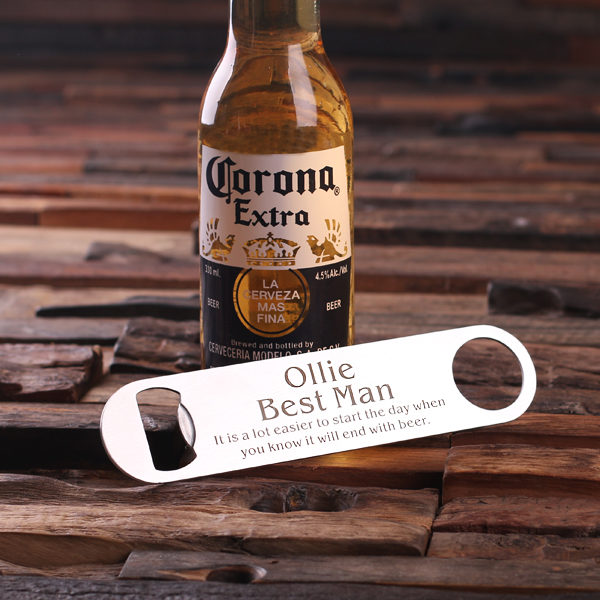 Personalized Stainless Steel Beer Bottle Opener Quote 1 Close T-025085