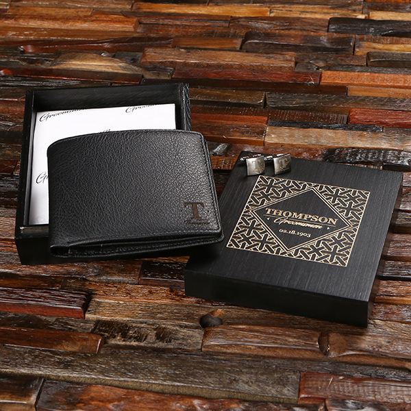 Groomsmen Gifts Personalized Leather Travel Wallet, Passport Holder Coffee / Yes