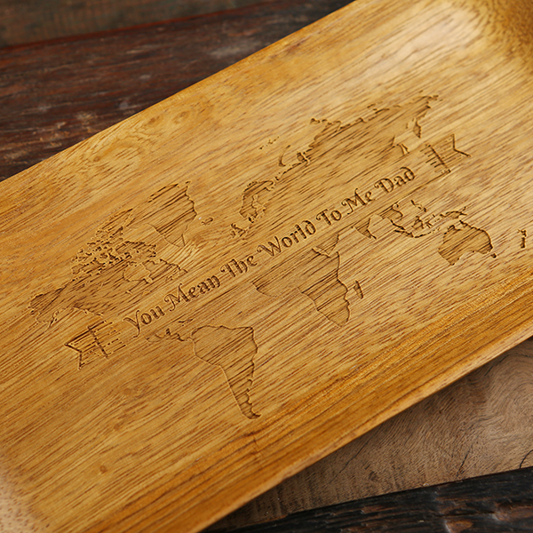 World Map Whiskey Glass Set with Bar Tray, Greeting Card, and Keepsake Gift Box T-027715 (8)
