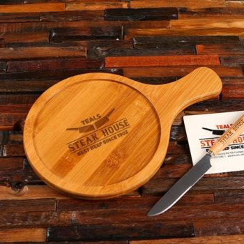 bamboo pizza board engraved commercial restaurant