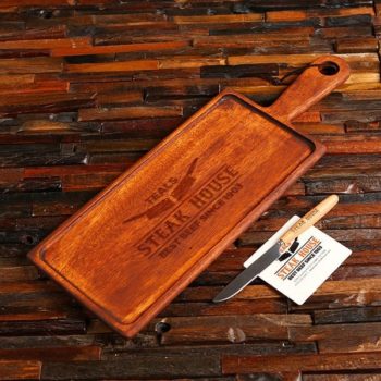 customized bread and cheese board