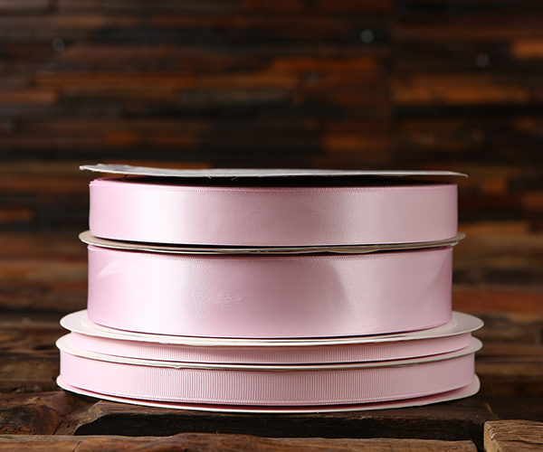 Icy Pink double faced satin ribbon grosgrain satin ribbon bulk or wholesale www.tealsprairie