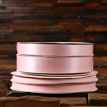 Light Pink double faced satin ribbon grosgrain satin ribbon bulk or wholesale www.tealsprairie