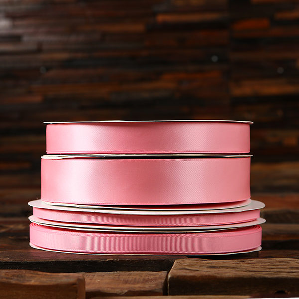 Pink double faced satin ribbon grosgrain satin ribbon bulk or wholesale www.tealsprairie