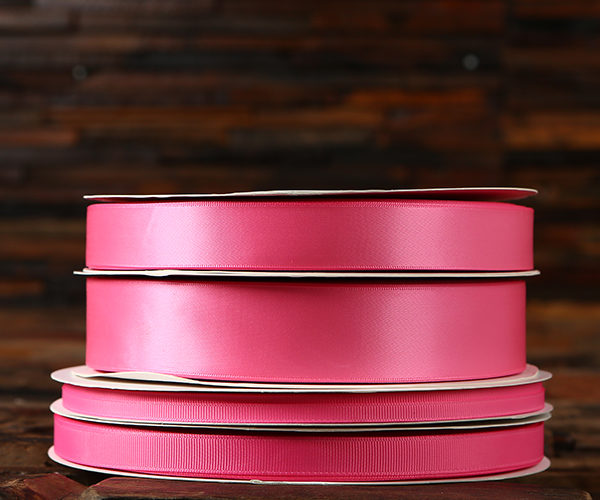 Hot Pink double faced satin ribbon grosgrain satin ribbon bulk or wholesale www.tealsprairie