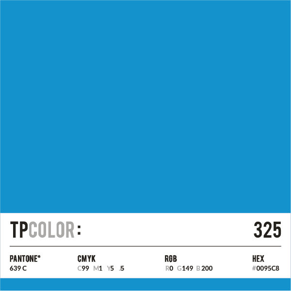 Ribbon #325 Vivid Blue - Double Faced Satin or Grosgrain In 9
