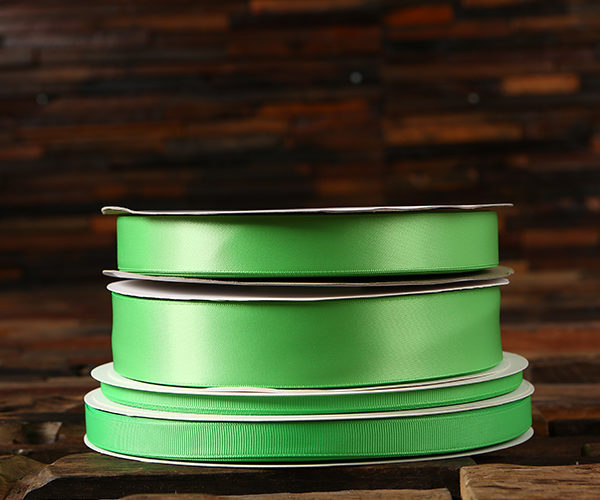 Green Flash double faced satin ribbon grosgrain satin ribbon bulk or wholesale www.tealsprairie