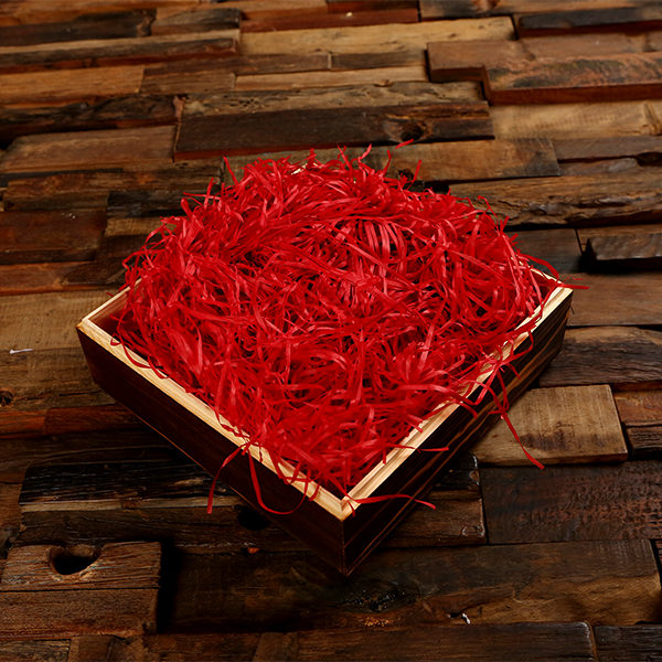 red shredded paper gift bag filler (9)