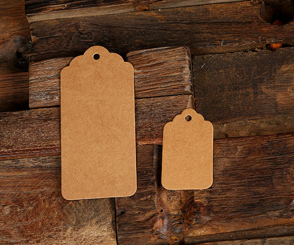 brown kraft paper gift tags