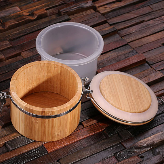 Personalized Food Safe Bamboo Canisters in Multiple Sizes T-024234 (2)