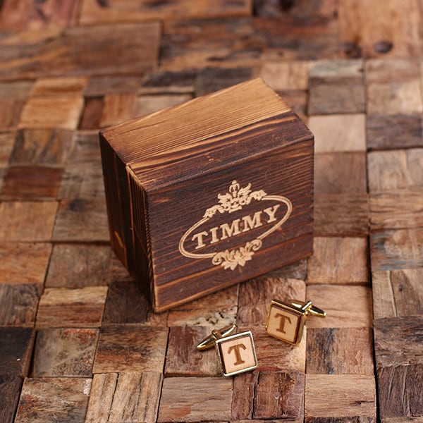 T-025508_Gold Personalized Gold, Silver, and Gun Metal Square Wood Cufflink Box Set (3)