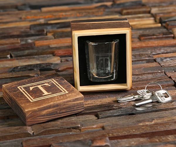 Engraved 2oz Shot Glass with Mini Wood Gift Box T-026441 (5)